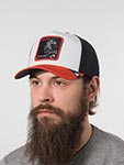 Бейсболка GOORIN BROTHERS арт. 101-2564 (оранжевый / белый)